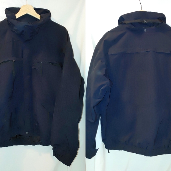 5.11 Tactical Other - 5.11 Tactical Deep Navy Jacket 48017 Large Outer Shell Only Pockets L